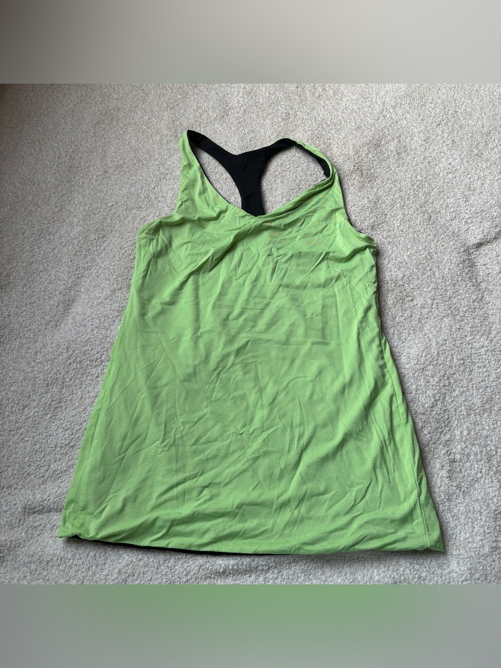 Women’s Racerback Athletic Tank Top - Light Green